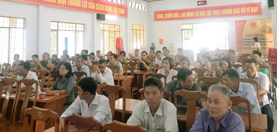 Lớp bồi dưỡng, cập nhật kiến thức  cho cán bộ, đảng viên ở cơ sở năm 2024.